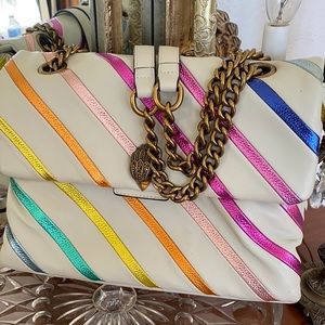 Kurt Geiger KENSINGTON Rainbow Metallic Leather Bag